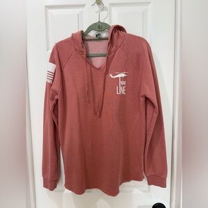 Nine Line Apparel Red Hoodie